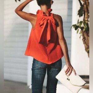 Mud Pie Women's Orange Blouse